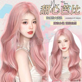 粉色搖擺長波浪