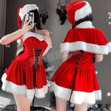 耶誕派對 束腰連身裙