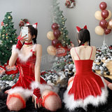聖誕喵娘 吊帶連衣裙
